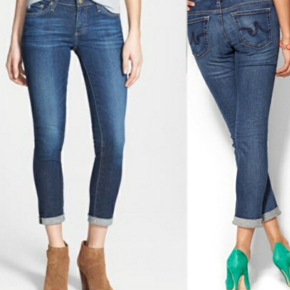 Ag Adriano Goldschmied Denim - AG cigarette roll up skinny jean